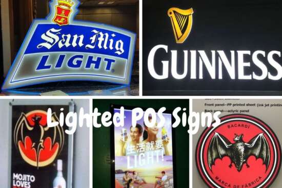 Lighted POS Signs - 1